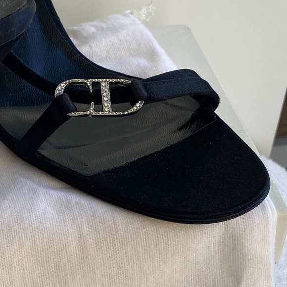 Ultra Rare Vintage Christian Dior CD Sandals NWT - Picture 2 of 10